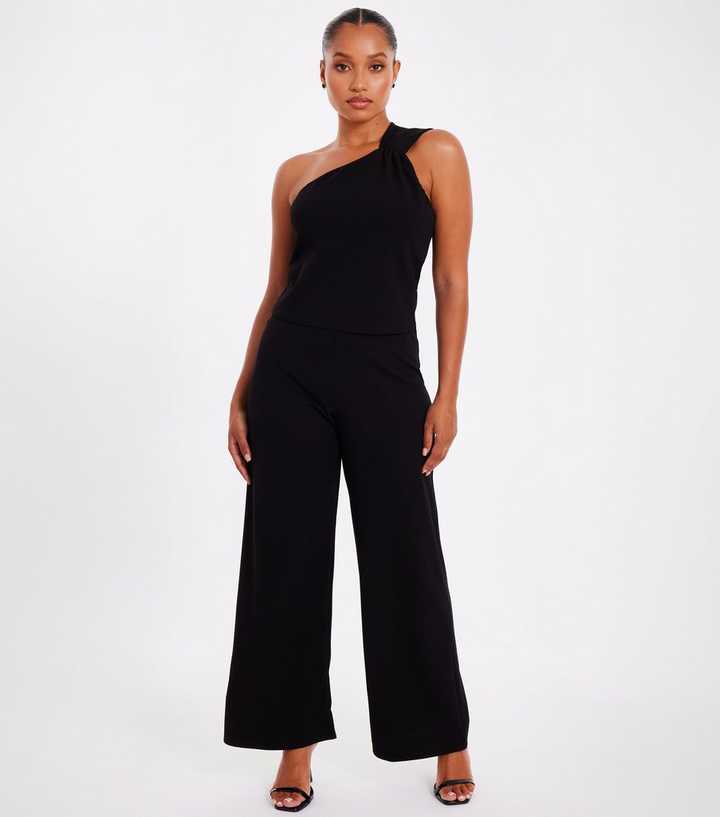 QUIZ Petite Black Jumpsuit New Look