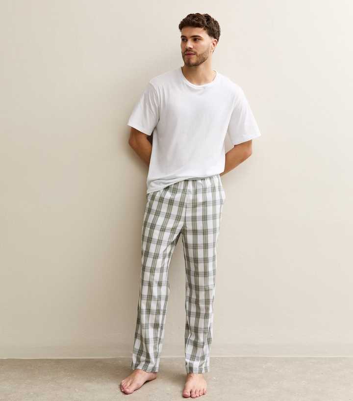 Jack & Jones White T-Shirt and Check Boxers Gift Set