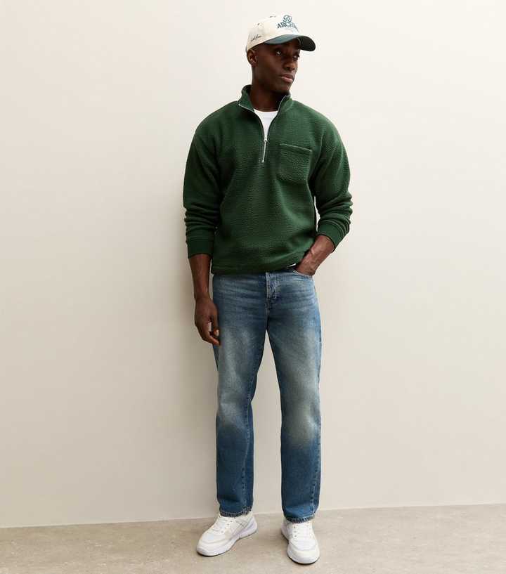 Jack & Jones Dark Green High Neck Sweatshirt