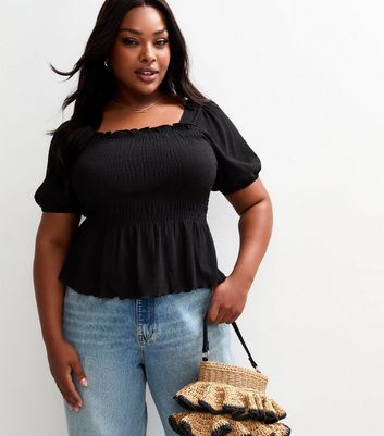 Buy Lime Green Puff Sleeve Short Sleeve Top from Next Israel