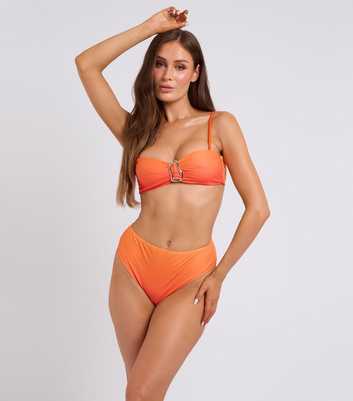 Urban Bliss Orange Ombre Bikini Top