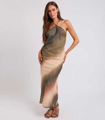 Urban Bliss Green Ombre Bead Detail Maxi Dress