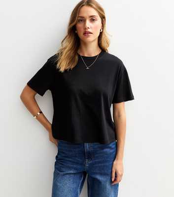 Black Boxy Fit T-Shirt