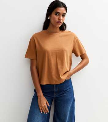 Dark Yellow Boxy Fit T-Shirt