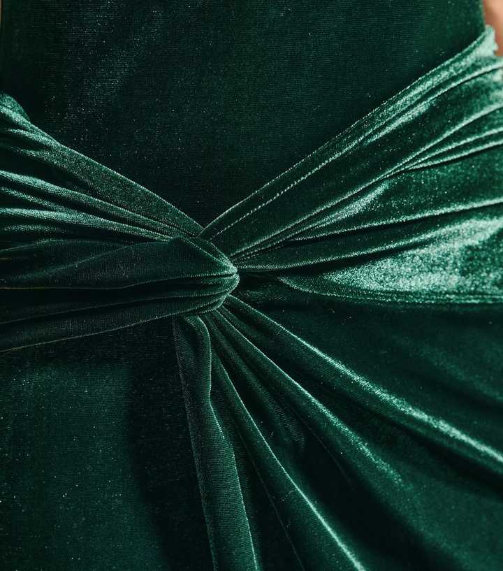 sachin and babi light blue dress Mermaid Velvet Green Long Prom Dress, Green Long Evening Dress US 4 / Dark Blue