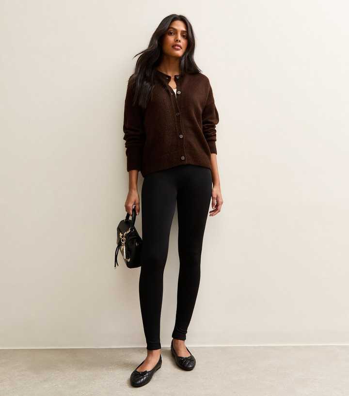 Black Fleece Lined Leggings