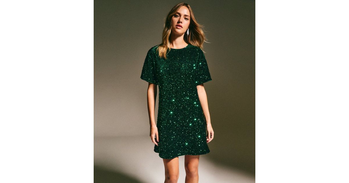 slim fit dress slacks Light The Night Sequin Mini Shirt Dress – VICI