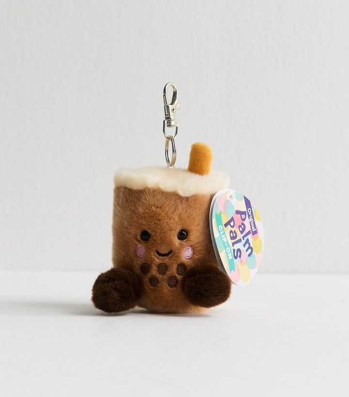 Palm Pals Milky Tea Boba Key Ring | New Look