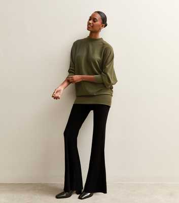 Light Green Soft Touch Batwing Jumper