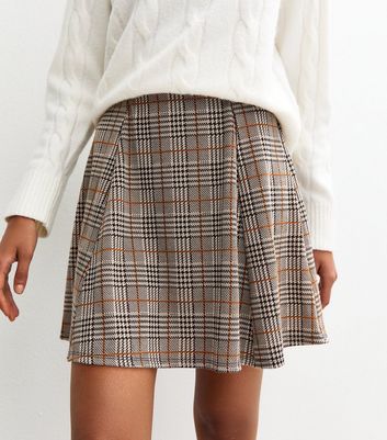 grey-checked-pleated-mini- grey-checked-pleated-mini-