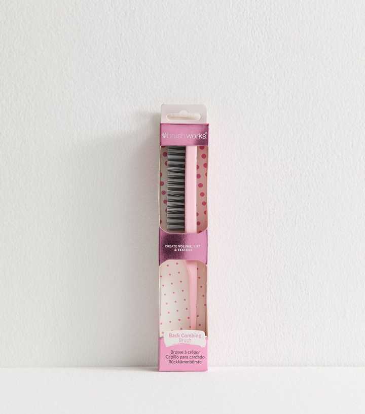 Brushworks Pink Back Comb Brush