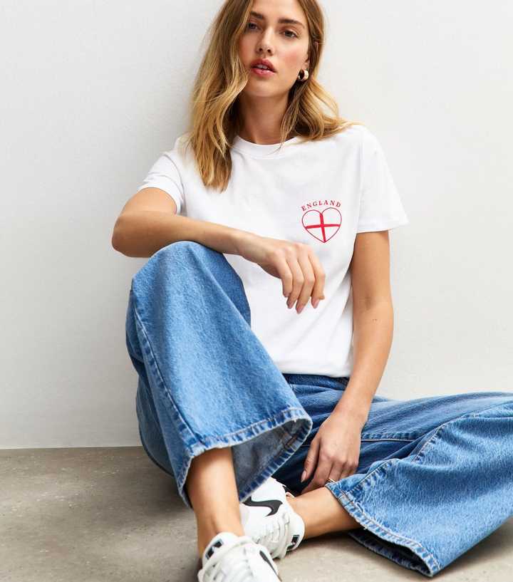 White England Print T-Shirt