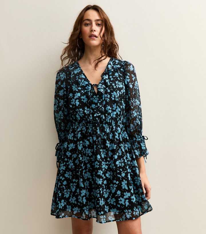 black and blue mini dress Rhea Navy Mini Dress - US 2 main image 1