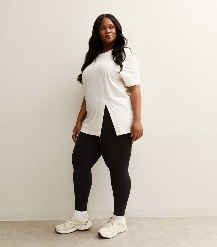 Curves Black High Waist Leggings