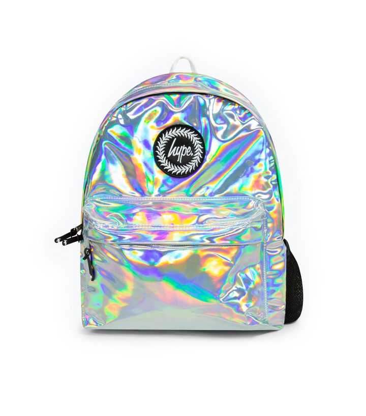 Hype Silver Iconic Holo Backpack