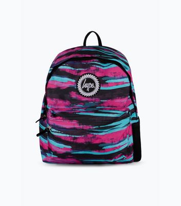 Hype Multicoloured Pastel Zebra Backpack