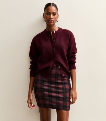 ALAÏA Fringed wool-blend mini skirt