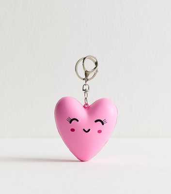 Pink Heart Key Ring