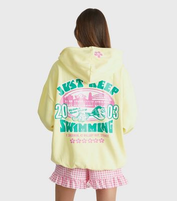 Skinnydip Yellow Disney Finding Nemo Printed Hoodie | New Look