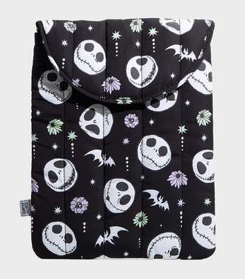 Skinnydip Black Nightmare Before Christmas Print Laptop Sleeve