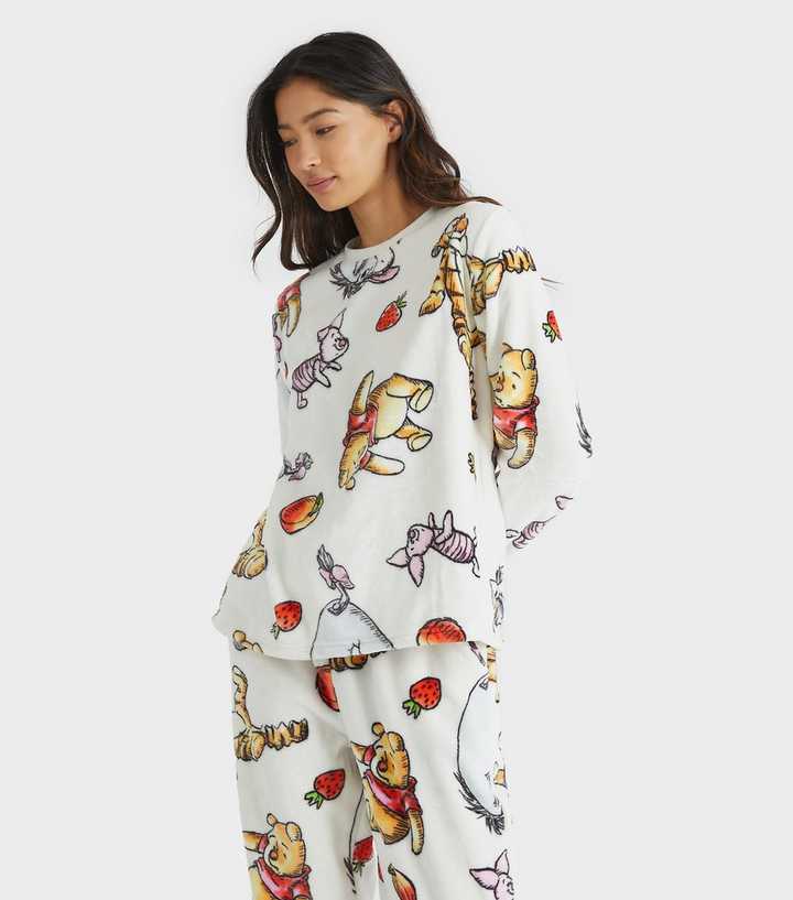 Skinnydip Light Pink Disney Winnie the Pooh Fleece Pyjama Set