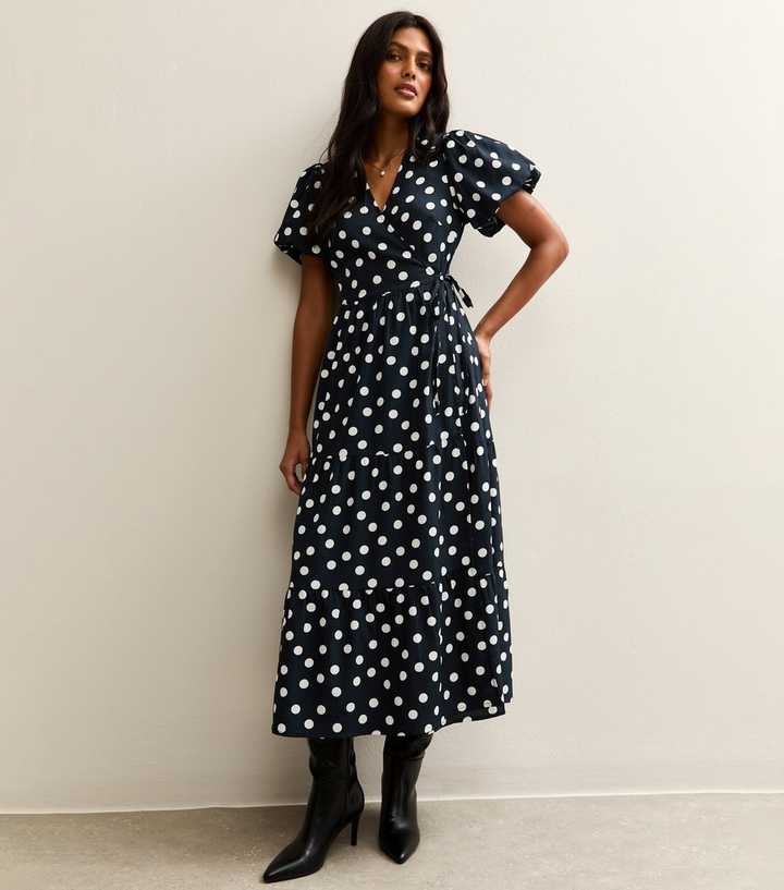 princess polly baby blue dress Rixo Evie Dress in Navy