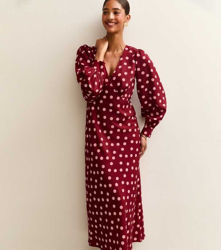 red polka dot dress uk Red Polka Dot Dresses