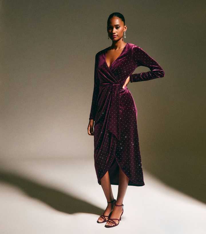 Dress Deals Warehouse Velvet Embellished Wrap Dress Dark Burgundy Velvet Diamante Embellished Wrap Midi Dress New Look Dress Deals Warehouse Velvet Embellished Wrap Dress Dark Burgundy Velvet Diamante Embellished Wrap Midi Dress New Look
