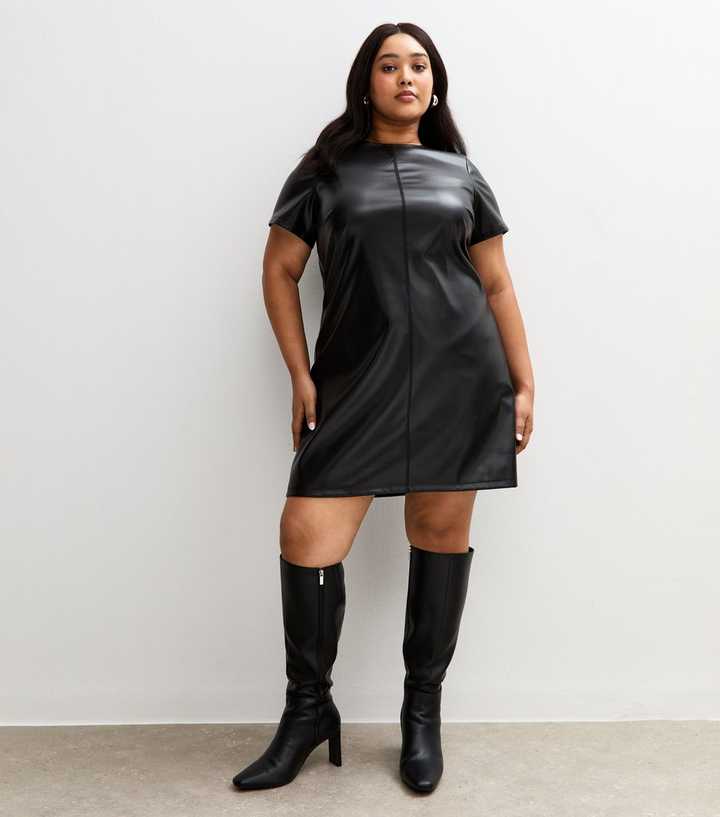 plus size black dress maxi Plus Size Black Sequin Long Sleeve Prom Dress with Overskirt