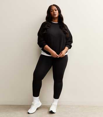 Curves Black Contour Leggings