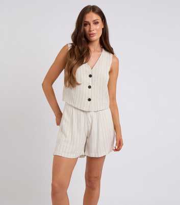 Urban Bliss Stone Striped Waistcoat