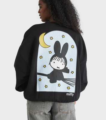 Skinnydip Black Embroidered Miffy Sweatshirt