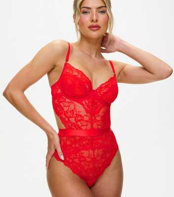 Ann Summers Red Hold me Tight Bodysuit
