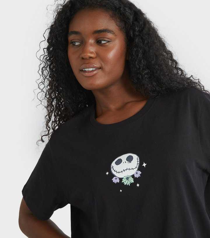 Skinnydip Black The Nightmare Before Christmas Night Dress | New Look