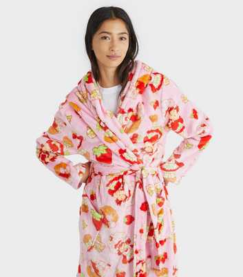 Skinnydip Light Pink Strawberry Shortcake Dressing Gown