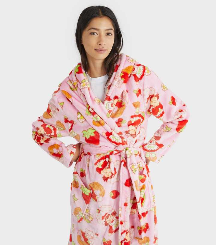 Skinnydip Light Pink Strawberry Shortcake Dressing Gown