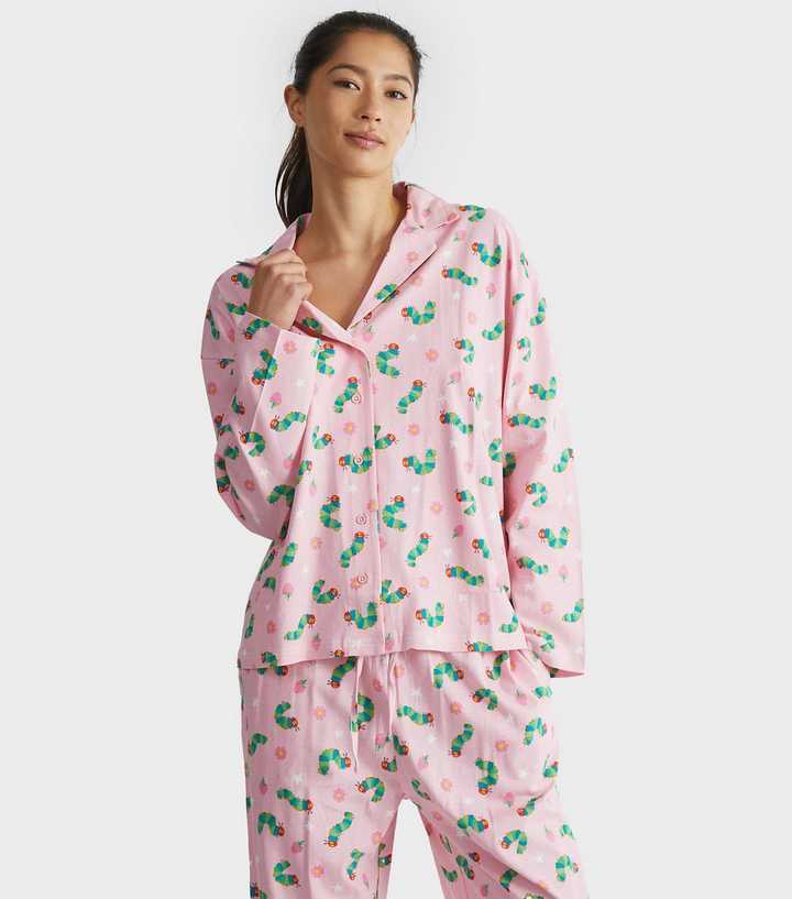 Skinnydip Pink Hungry Caterpillar Shirt and Trousers Pyjama Set
