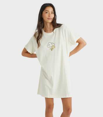 Skinnydip Cream Snoopy Print Nightdress