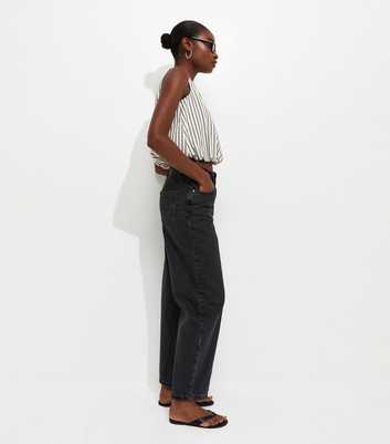 Black Barrel Leg Jeans