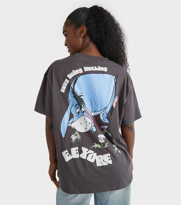 Skinnydip Grey Disney Winnie the Pooh Eeyore Print T-Shirt