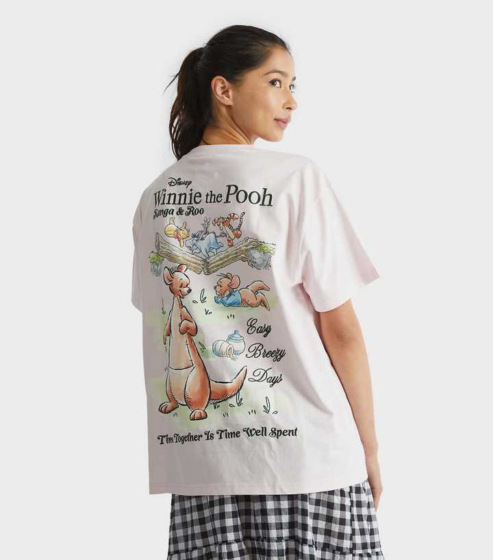 Skinnydip Light Pink Disney Winnie the Pooh Kanga Print T-Shirt
