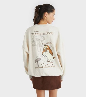 Skinnydip Light Brown Winnie The Pooh Owl Print Sweatshirt | New Look Skinnydip Light Brown Winnie The Pooh Owl Print Sweatshirt | New Look