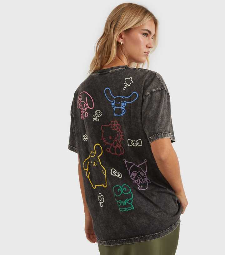 Skinnydip Mid Grey Hello Kitty and Friends T-Shirt