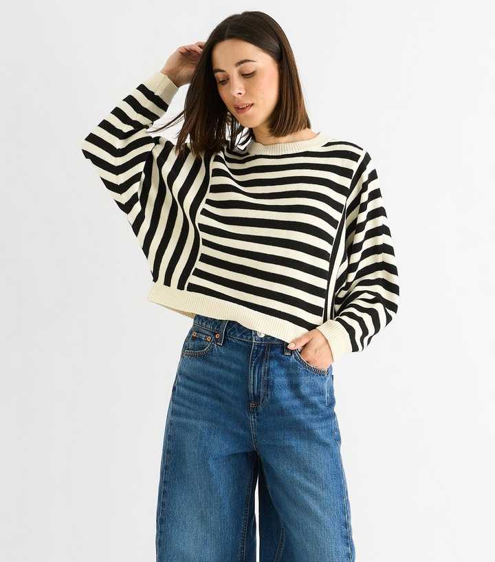 Gini London Black Striped Jumper