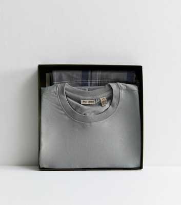 Only & Sons Mid Grey T-Shirt and Trousers Pyjama Gift Set