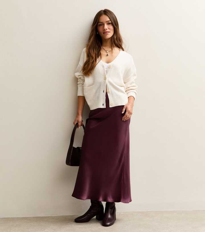 Petite Satin Bias Cut Midi Skirt Petite Satin Bias Cut Midi Skirt Oasis Skirts VogaCloset Oman