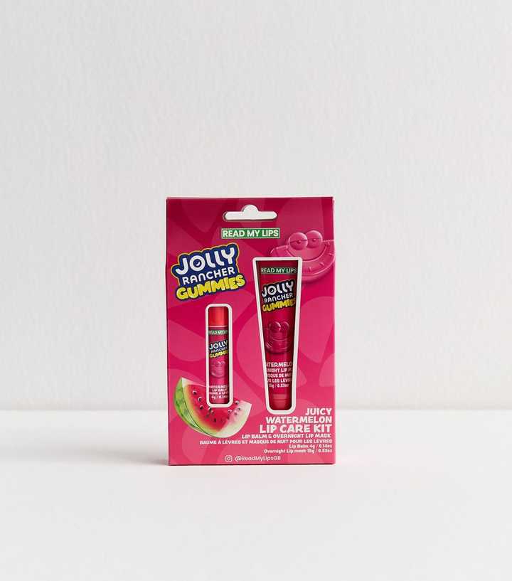 Jolly Ranches Gummies Pink Watermelon Lip Care Kit