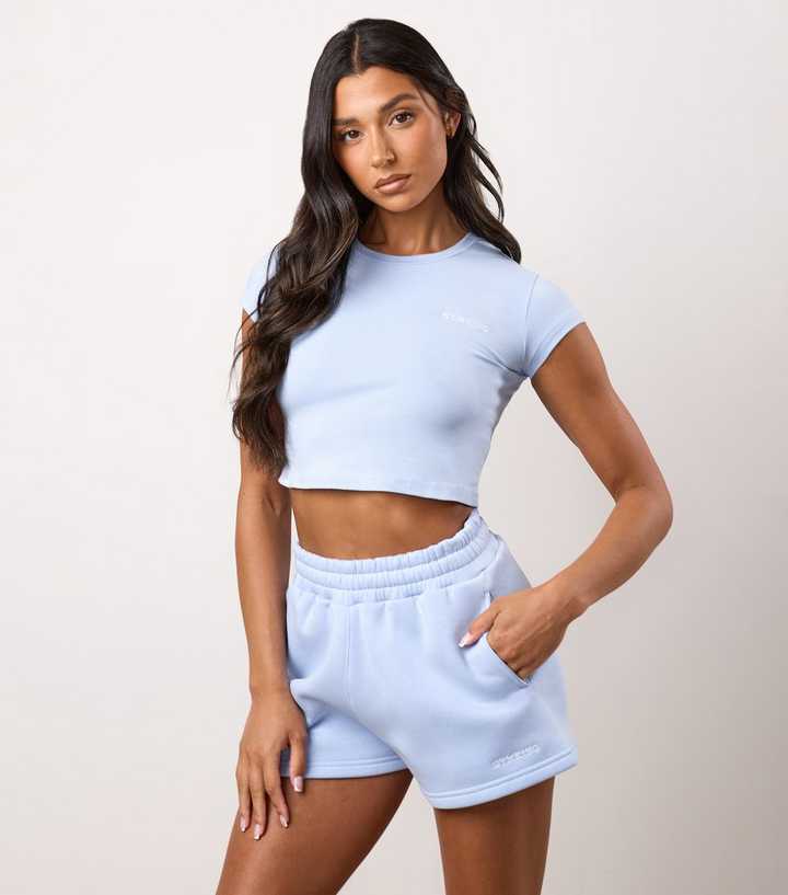 Gym King Light Blue 365 Cropped Jersey T-Shirt
