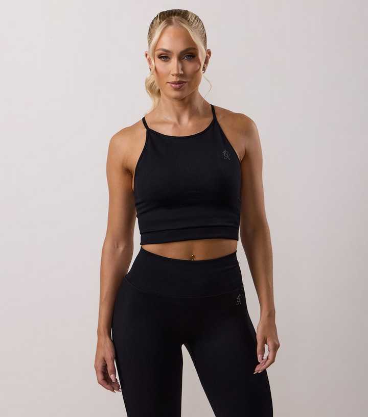 Gym King Black Sculpting Seamless Tank Top