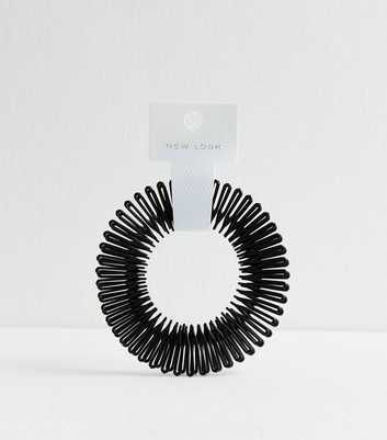 Black Pack Of 2 Stretch Comb Headbands
